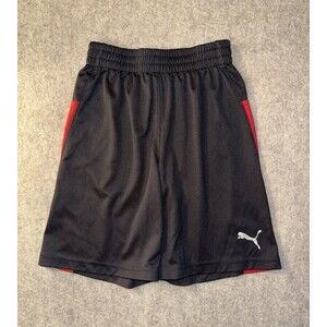 Puma Boys Size 6 Black/red Gym Shorts